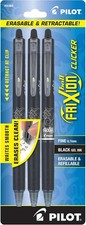 FriXion Clicker Erasable Pens Refillable & Retractable Gel Ink Pens Fine Point Erasable Pen price