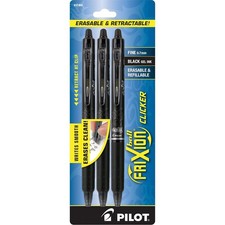 Erasable Gel Ink Pens Fine Tip Refillable Retractable Black PILOT FriXion Erasable Pen price