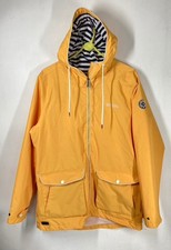 Regatta Outdoors Jacket Coat Hooded Womens 14 Yellow Hydrafort Water Resistant Women's Raincoat price