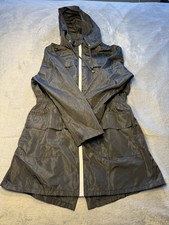 Lomon Women Waterproof Lightweight Rain Jacket Size M black Hooded Raincoat Women's Raincoat price