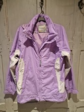 Women's Size 14 Regatta ISOTEX Hooded Waterproof Jacket Purple/Grey Women's Raincoat price