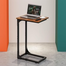 C-Shaped Side Table Couch Small Coffee Stand Sofa Tray Desk W/ Metal Frame & Sofa Side Table price