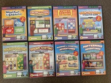 Lot 8 Lakeshore Interactive Educational Games Lot PC/Mac CD Rom Pre K-1 Math + Preschool Education Software price