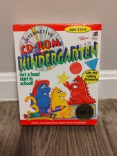 Vintage Dinosoft Interactive CD-ROM Kindergarten Windows Sealed Rare Preschool Education Software price