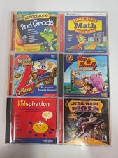 Lot Of Elementary Scholastic PC Games Reader Rabbit Jump Start Moop And Dreadly Preschool Education Software price