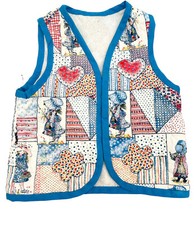 Vintage Holly Hobbie Quilted Vest Girls size Small Girls' Undershirt price