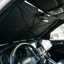 Titanium Silver Car Windshield Sun Shade Umbrella UV Block Front Window Cover Baby Sunshade price