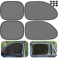 Tallew 4 Pack Car Window Shades Cling Sunshade for Sun Shade Baby Side Black Baby Sunshade price