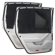 Car Window Shades, 2 PCS Magnetic Double Layer Auto Sun Shade for Side Window... Baby Sunshade price