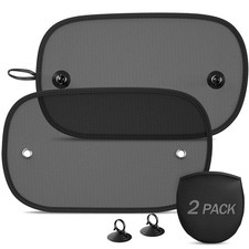 Car Sun Shade, 2 Pack Window Shade for Baby Universal Cling Sunshade for Side... Baby Sunshade price