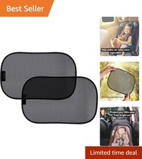4-Pack Baby & Passenger Window Cling Sun Shade - 20 x 12 Inches, UV Protection Baby Sunshade price
