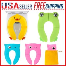 Potty Seat Training Reusable Folding Toddler Kids Baby Toilet Cover Pad Travel Baby Potty price