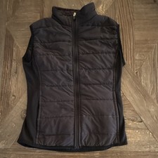 Chique Sport Unisex Kids Black Puffer Vest Full Zip Polyester Size 152 Boys' Vest price