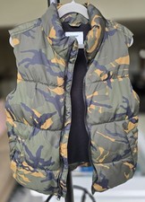 Old Navy Boys Camouflage Puffer Vest Size M (8) Boys' Vest price