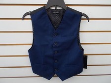 Boys Van Heusen $45 Dark Blue Modern Fit Vest Size 8 - 14/16 Boys' Vest price