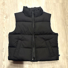 Gap Kids ColdControl Boys Black Puffer Vest L Full Zip Pockets Water Resistant Boys' Vest price
