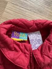 Vintage 90s Y2K Disney Winnie The Pooh Winter Red Puffer Vest 3T Boys' Vest price
