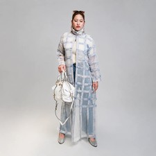 EFAAR Soft Gridwork Sheer Abaya Abaya price