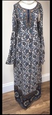 Kaftan Abaya Maxi Dress Lightweight Women Multicolour  Summer Wear  L-M Abaya price