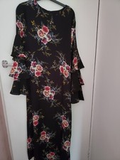 Floral Maxi Dress Abaya, size 54 Abaya price