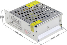 12V 5A Power Supply Adapter for LED Strips, CCTV, and Security Systems Security Systems Adapter price
