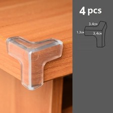 T-4PCS Children Baby Safety Silicone Protector Table Corner Edge Protection Baby Corner Protector price