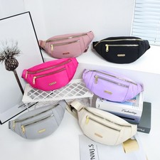 Men Women Fanny Pack Belt waist Bag Cross body Sling Shoulder Travel Sport Pouch School Bag price