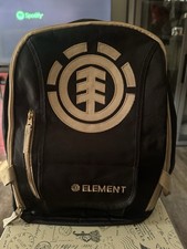 Element Skateboard Backpack Tan/Black Large School Travel Laptop Bag School Bag price