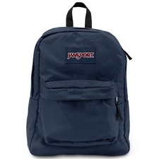 JanSport T501 SuperBreak Authentic Casual School Backpack Navy Blue School Bag price