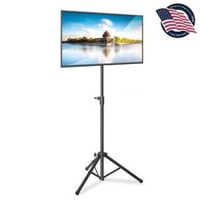 Pyle Tripod TV Stand- Portable, Height Adjustable (for TVs up to 32’’) TV Unit / Stand price