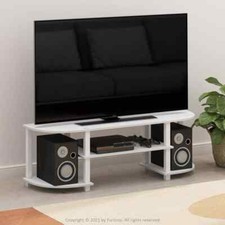 TV Stand For 55 Inch Flat Screens Entertainment Center Storage White TV Unit / Stand price