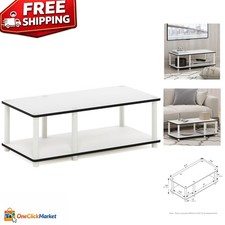 Elegant 2-Tier TV Stand for TVs up to 46 Inches - Simple, Stylish White Design TV Unit / Stand price