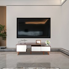 Modern TV Stand Entertainment Side Unit 3 Doors MDF Storage Cabinet Furniture TV Unit / Stand price