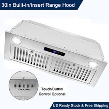 Built-in 30in Range Hood 800CFM Kitchen Insert Vent Button/Touch Control w/LEDs Built-in Range Hoods price