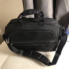 TUMI Alpha 2 Expandable 22154D4 Black Nylon Laptop Briefcase Bag 17x12x9 Briefcase price