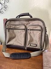 Hartmann Ballistic Nylon Tan Brown Briefcase Carry On Messenger Bag Briefcase price