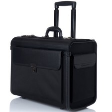 AlpineSwiss 19" Wheeled Briefcase Rolling Case Sales Sample Pilot Lawyer Attache Briefcase price
