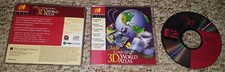 Deluxe Compton's 3D World Atlas Software PC/Computer 1998 3-D Map Atlas & Map Software price