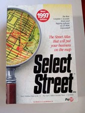 Select Street Atlas Map CDs CD-ROM Software 1997 Atlas & Map Software price