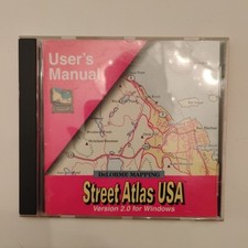 DeLorme Mapping SOFTWARE Street Atlas USA Version 2.0 Windows Atlas & Map Software price