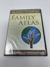 Family Atlas Genealogy Mapping Software new/sealed Atlas & Map Software price