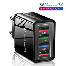 3A USB Charger 4 Port USB Quick Charge 3.0 EU US Plug Mobile Phone Charger Wall Mobile Phone Charger price