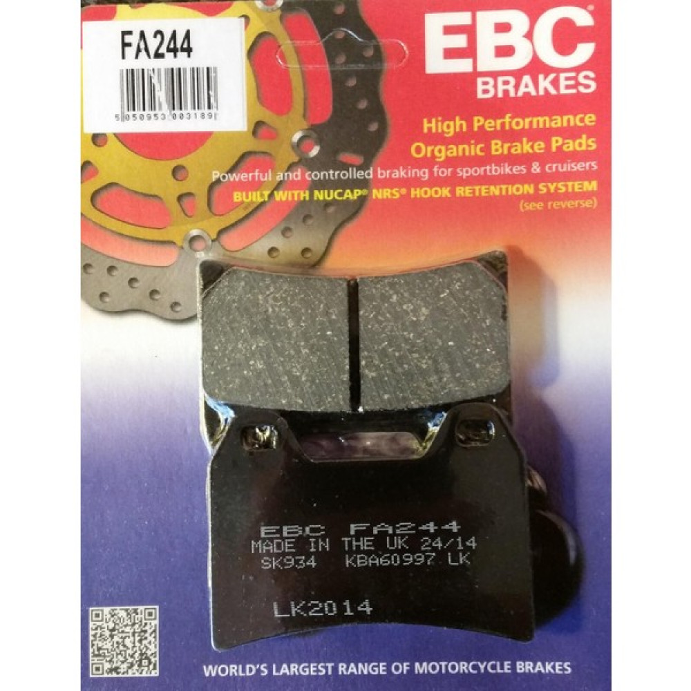 Ebc FA244 2008-2009 Mv Agusta Brutale 989 R Uyumlu Ön Fren Balatası Organik Balata Oto Boyaları Fiyatı