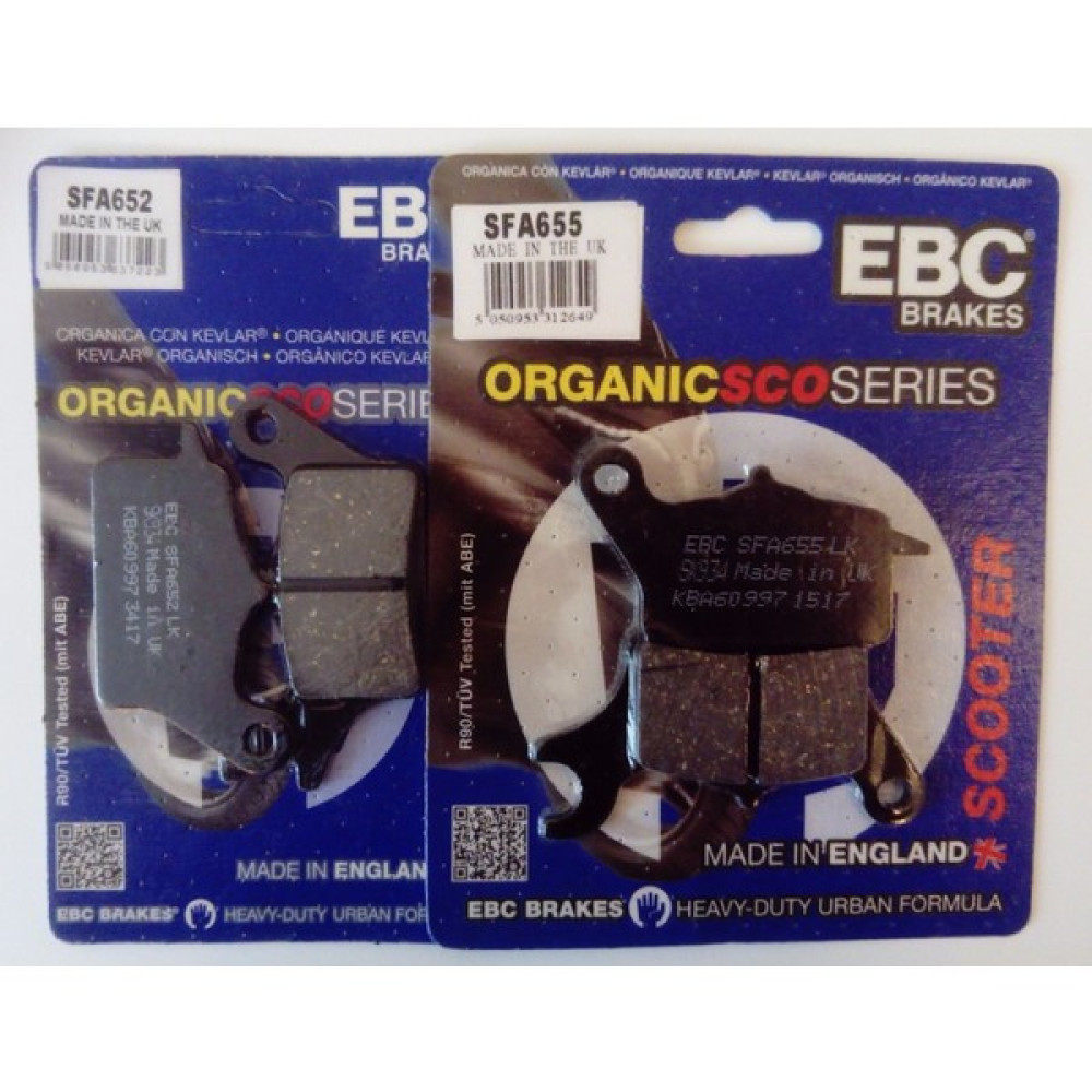Ebc Yamaha Tricity 155 Ön Fren Balatası Takım Ebc SFA652-SFA655 - Tek Renk - Standart Fren Grubu Fiyatı