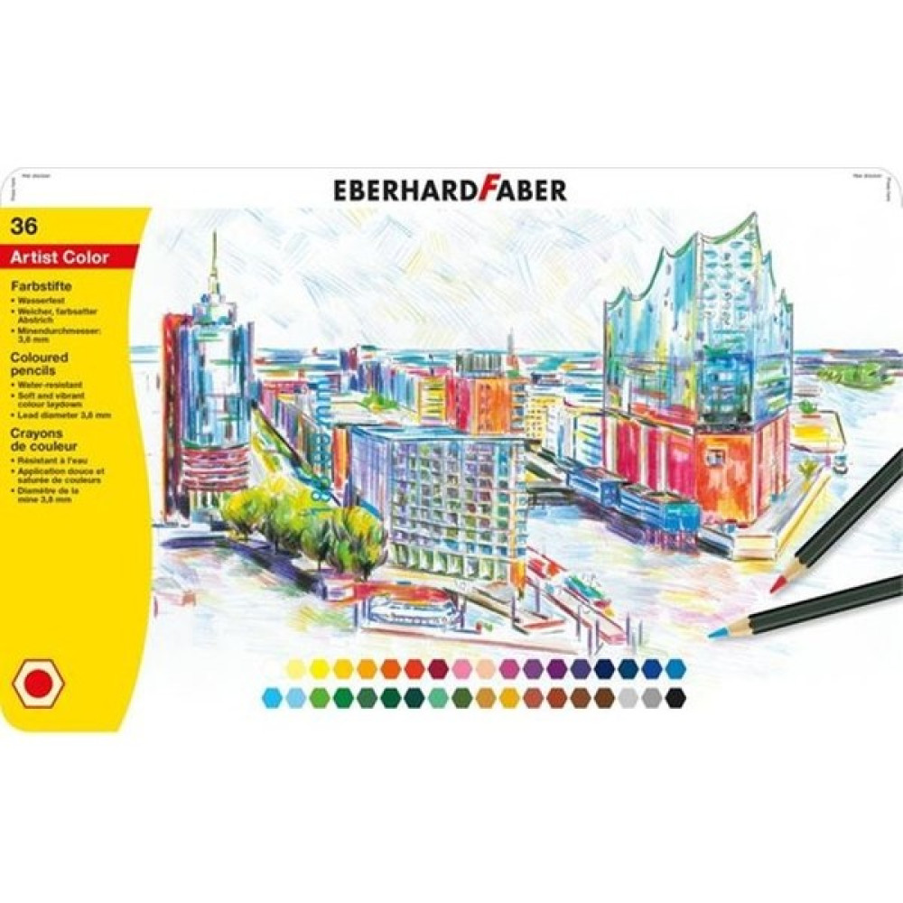 Eberhard Faber Artist Color Kuru Boya Kalemi Seti 36 Renk Metal Kutu Kuru Boya Kalemi Fiyatı