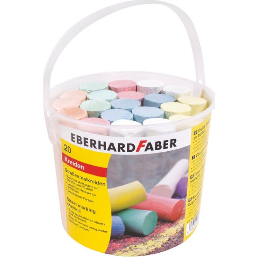 Eberhard Faber Sokak Işaretleme Tebeşiri 6 Renk 20 Adet Kova Pastel Boya Fiyatı