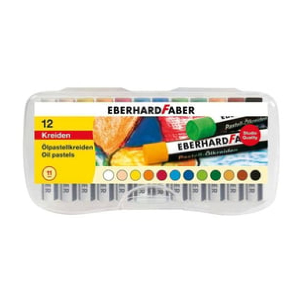 Eberhard Faber Yağlı Pastel Boya 12 Renk Plastik Kutu Pastel Boya Fiyatı