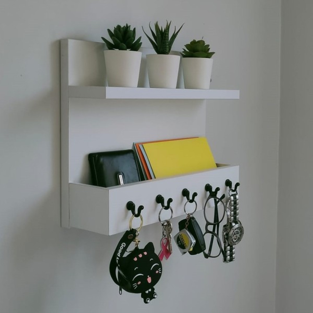Eblo Home 35 cm Beyaz Antre Askılık Anahtarlık Eşya Saklama / Düzenleme Fiyatı