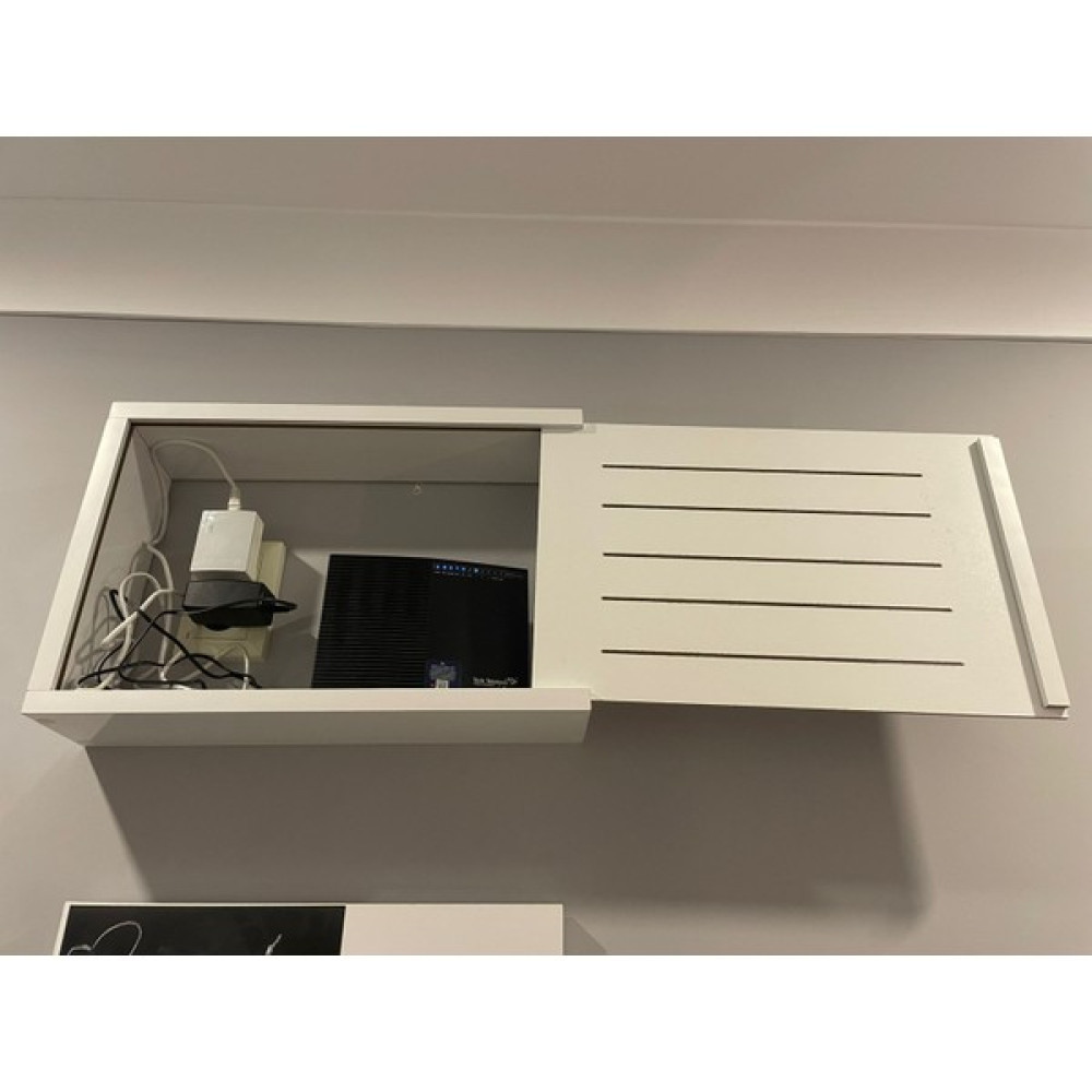 Eblo Home Modem Saklama Kutusu Sigorta Saklama Kutusu Çok Amaçlı Dolap 40X30 cm - Beyaz Gardrop & Dolap Fiyatı