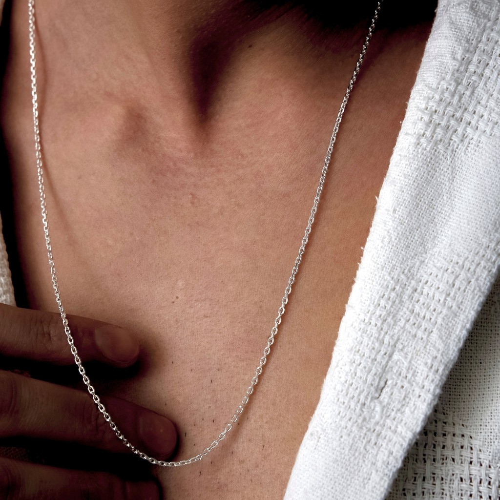 Ebrar Silver Gümüş Ince Zincir 925 Ayar Gümüş Unisex Kolye Zinciri Ince Zincir Kolye - 60 cm SSD / Solid State Drive Fiyatı